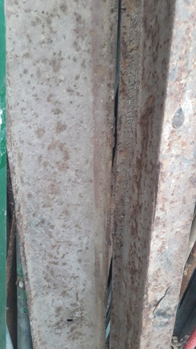 Lote De 2 Vigas Hierro Doble T De 16cm X 5cm X 131cm Largo (Usado)