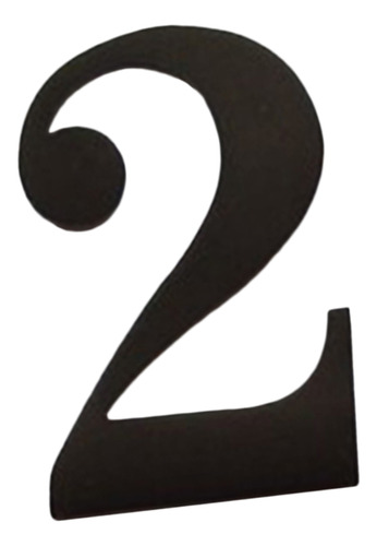 Dígitos Numéricos Letrero De Número De Número 2