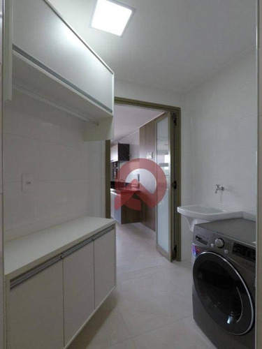 Imagem 23 de 30 de Apartamento Com 3 Dormitórios À Venda, 122 M² Por R$ 764.700,00 - Canto Do Forte - Praia Grande/sp - Ap2896