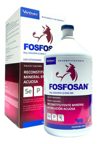Fosfosan Reconstituyente Mineral Virbac 500ml