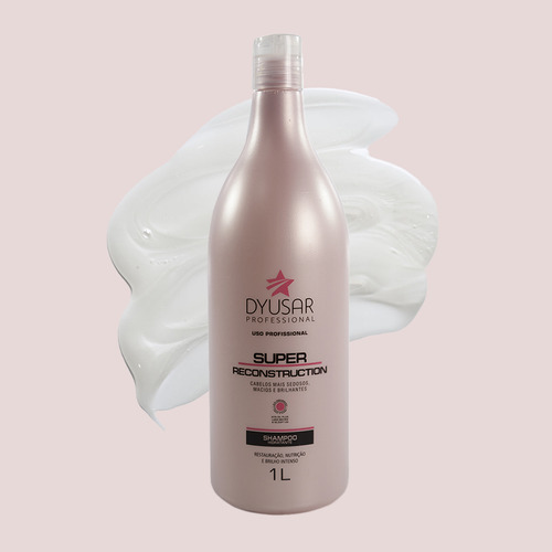 Kit Shampoo 1l, Mascara E Condicionador Super Reconstrução
