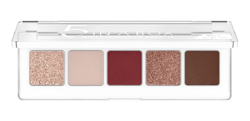 Minipaleta De Sombras De Ojos 5 In A Box Vivid Burgundy Look