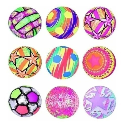 50 Pelotas Luz Led, Juegos Gratis Para Niños Luminosa 22 Cm