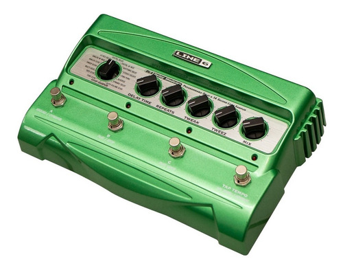 Pedal de efeito Line 6 Stompbox Modeler Delay Stompbox Modeling DL4 verde