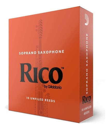 Caña Para Saxo Soprano Rico By D'addario 2.0 Ria1020 *10