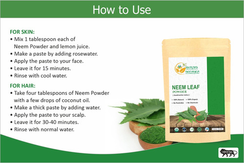 Polvo De Neem Para El Crecimiento Del Cabello, Cuidado De La