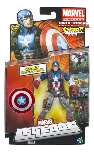 Ultimate Captain America Marvel Legends Hit Monkey Hasbro (Usado)