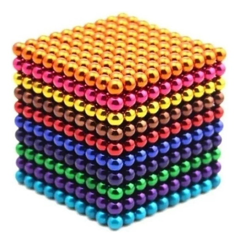 A Set De Bolitas Imantadas Multicolor De 3 Mm, 1000 Piezas