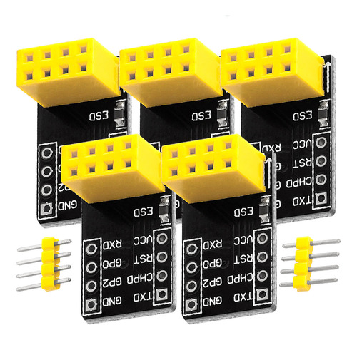 5x Adaptador Para Wifi Esp8266 Protoboard Esp01/01s