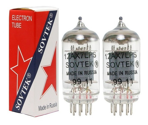 Par De Válvulas 12ax7 Lps Sovtek Ecc83 7025 Made In Russia