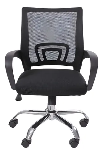 Cadeira Office Escritório Rodízio Or Design 3310 Tok Preta