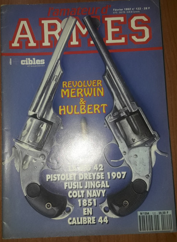 Revista Armes N°122 Febrero De 1992  Idioma Frances