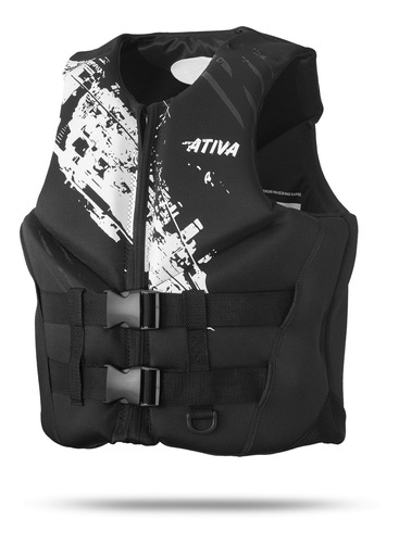 Colete Ativa Esportivo Neoprene Homologado Jet Ski Tam G