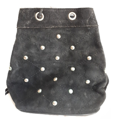 Cartera Bandolera Con Tachas Negro This Wekk Bolso 21x20cm