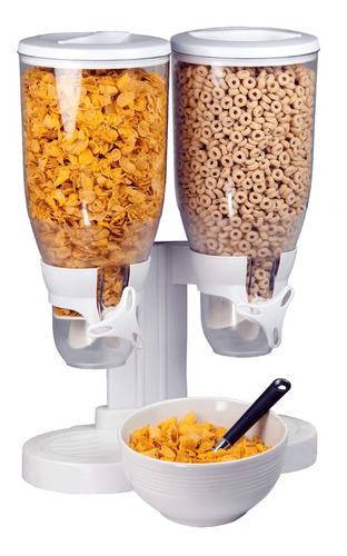 Dispensador De Cereales Doble Con Base - Mitiendacl