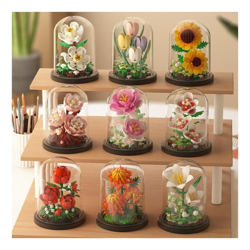 Micro Bloques Botánicos Creativos Kadablk Conjunto Con De De