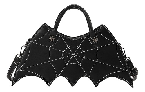 Bolso De Hombro Mujer Diseño De Telaraña Para Halloween [u]