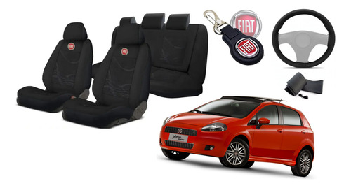 Personalização Única: Capas Tecido Fiat Punto 2007/2010