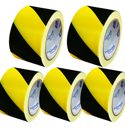 Fita Zebrada Sinalização/isolamento 200mts Kit 5 Unidades