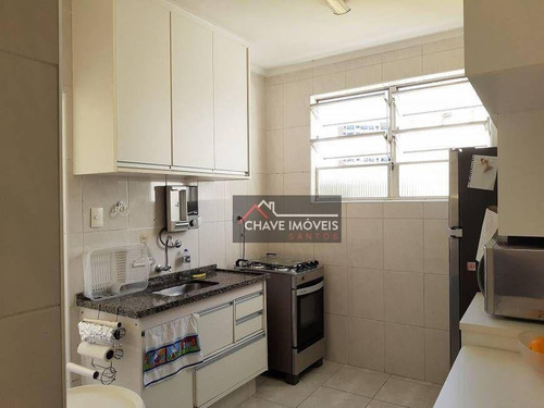 Imagem 6 de 12 de Apartamento Com 1 Dormitório À Venda, 65 M² Por R$ 281.000,00 - Ponta Da Praia - Santos/sp - Ap3104