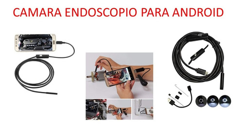 Camara Sonda Endoscópica Led Móvil