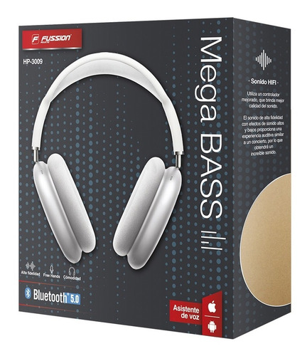 Audifonos Bluetooth/input Con Asistente De Voz