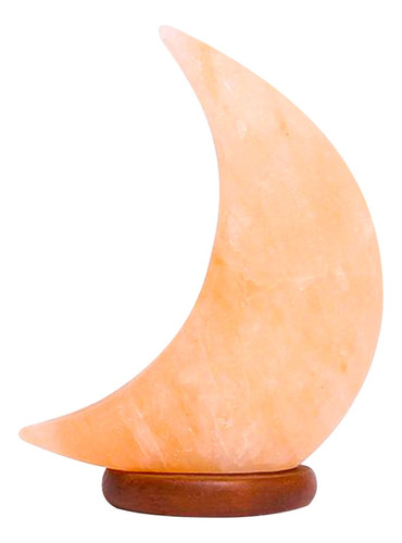 Lámpara De Sal Himalaya Forma Luna Usb Diginet