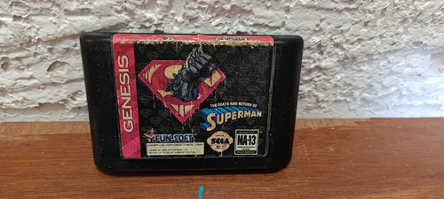 Juego Sega Génesis The Death And Return Of Superman 