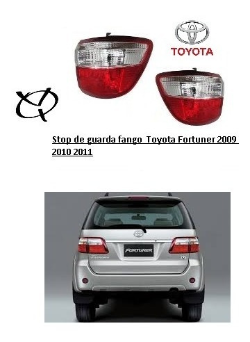 Stop Toyota Fortuner 2009 2010 2011