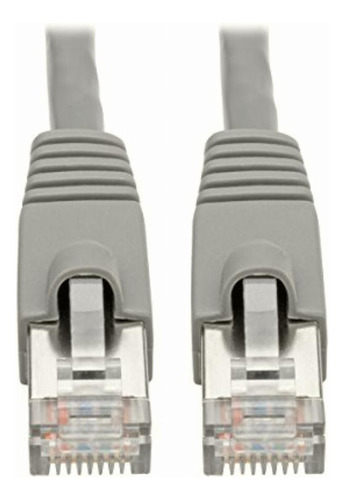 Cat6 Cable Ethernet Sin Enganches, Gris, 2.13 M/7 Ft