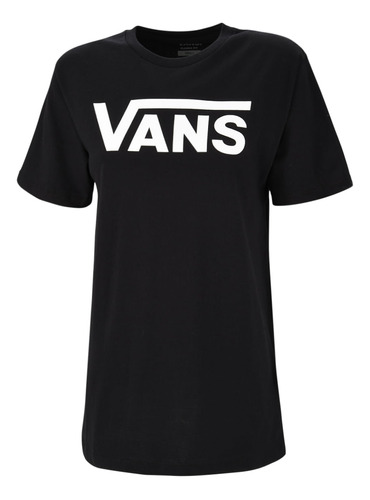 Remera Vans Hombre Classic Logo Manga Corta Negra