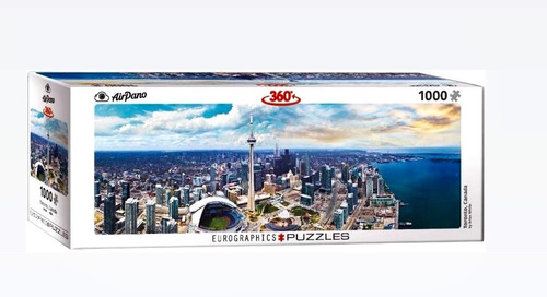 Rompecabezas 1000 Pz Eurographics Toronto Canadá 360° Puzzle