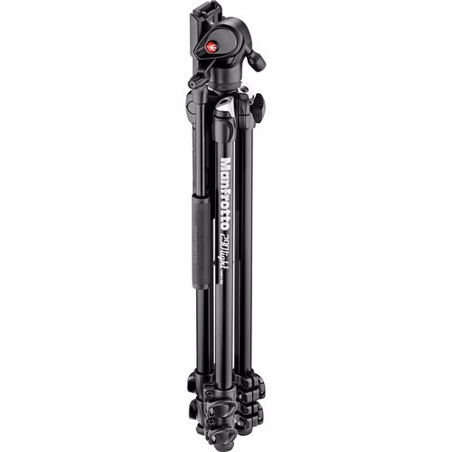 Imagem 3 de 5 de Tripe Manfrotto Mk290lta3-v 290 Light + Cabeça Hidraulica