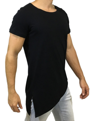 Camiseta Oversized Longline Barra Lateral Escaping 