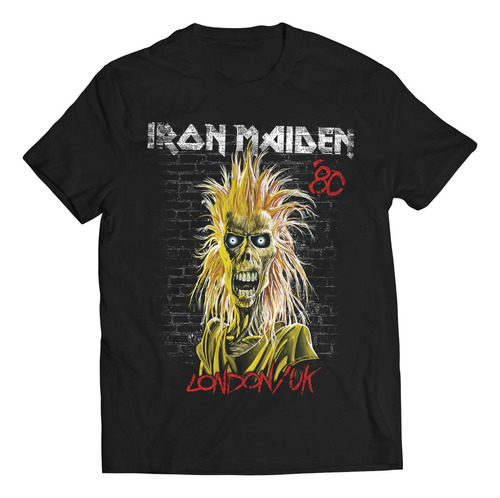 Camiseta Iron Maiden London Uk Oficial