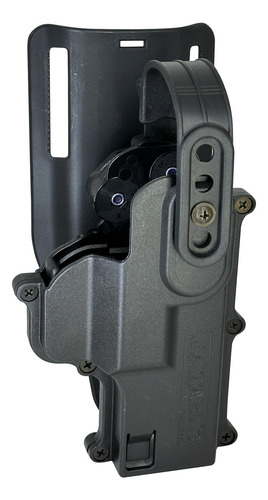 Coldre Cintura Curto Maynards Mc03 Preto Canhoto Kit Tático