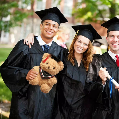 / Peluche De 23 Cm Con Forma De Oso De Graduación Para Niños