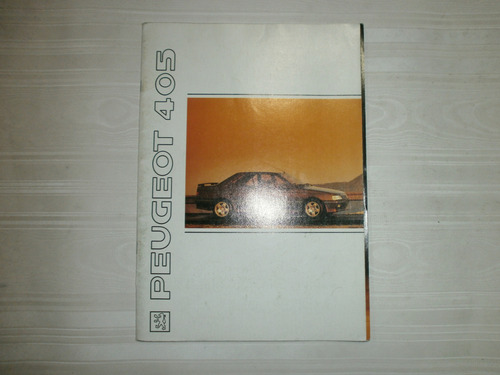 Catalogo Peugeot 405 Francia France Decada Del 90 Automovil (Usado)