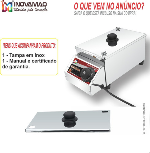 Imagem 2 de 6 de Derretedeira De Multiuso / Chocolate - Cm-2,5l - Inovamaq