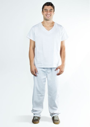 Médico Camisa E Calça Cirúrgico Conjunto  Masculino