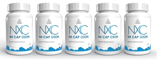 Kit 5 Encapsulas Nxcap Ozonteck 60 Capsulas Blend Ozônio