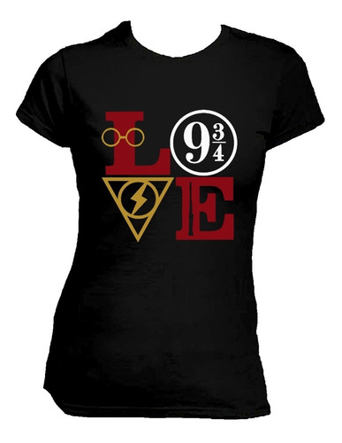 Playera Harry Potter Love Dama