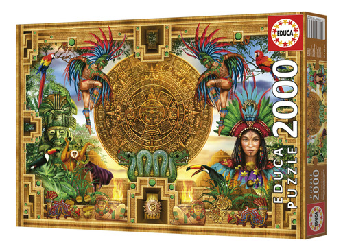 Puzzle Rompecabeza 2000 Piezas Montaje Azteca Maya Educa Ax®