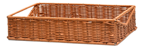 Cesta De Pan Tejida, Cesta De Picnic, Cesta De Marrón M