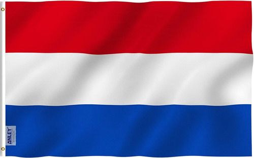 Bandera Anley, De Holanda, Poliéster, Resistente, 190x150 Cm