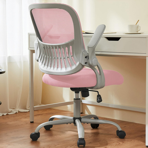 Sweetcrispy Silla De Escritorio Para Computadora De Oficina. Color Rosado