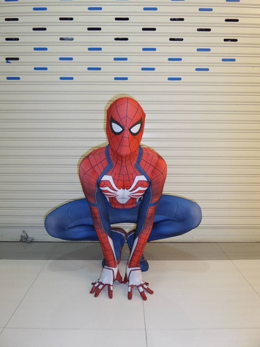 Spiderman - Disfraz Traje Insomniac Ps4 Cosplay Spider Man