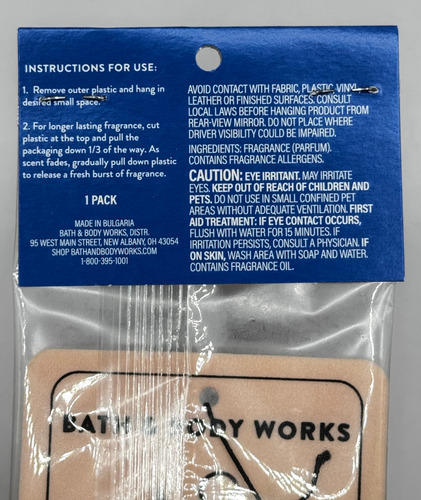 2 Aromatizantes Colgantes Para Auto Bath And Body Works Champagne Toast