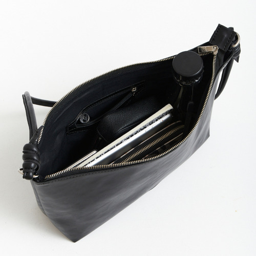 Cartera Mujer Cuero Sintético Dumpling Ruggeri Bags Negra