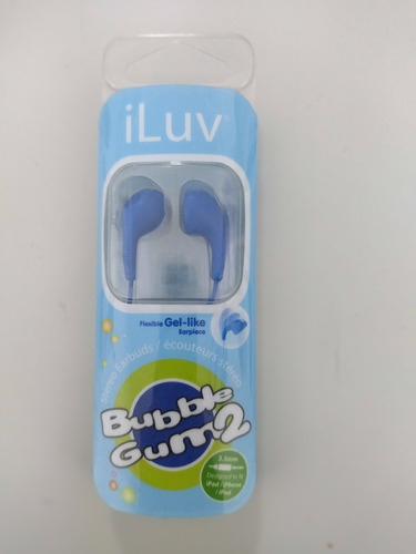 Audifonos Iluv Iep205blu Bubble Gum2 Flexible 3.5mm 